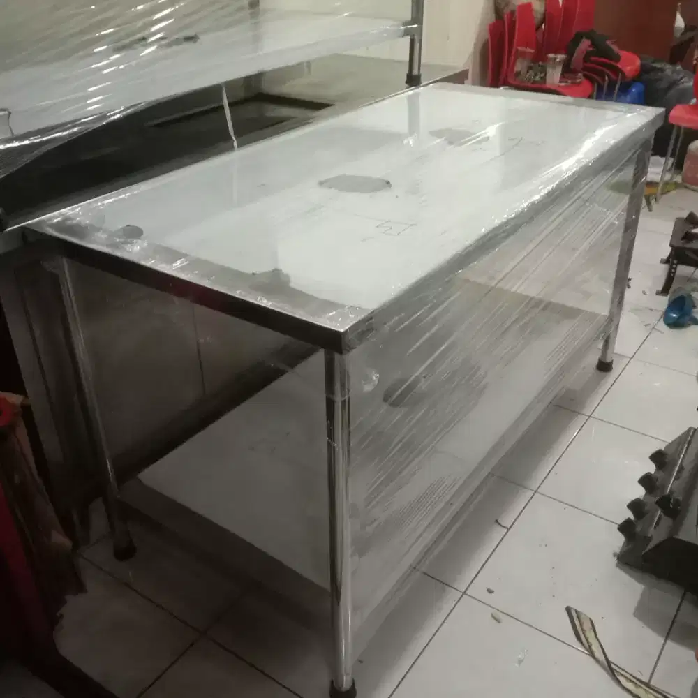 Meja stainless 150*70