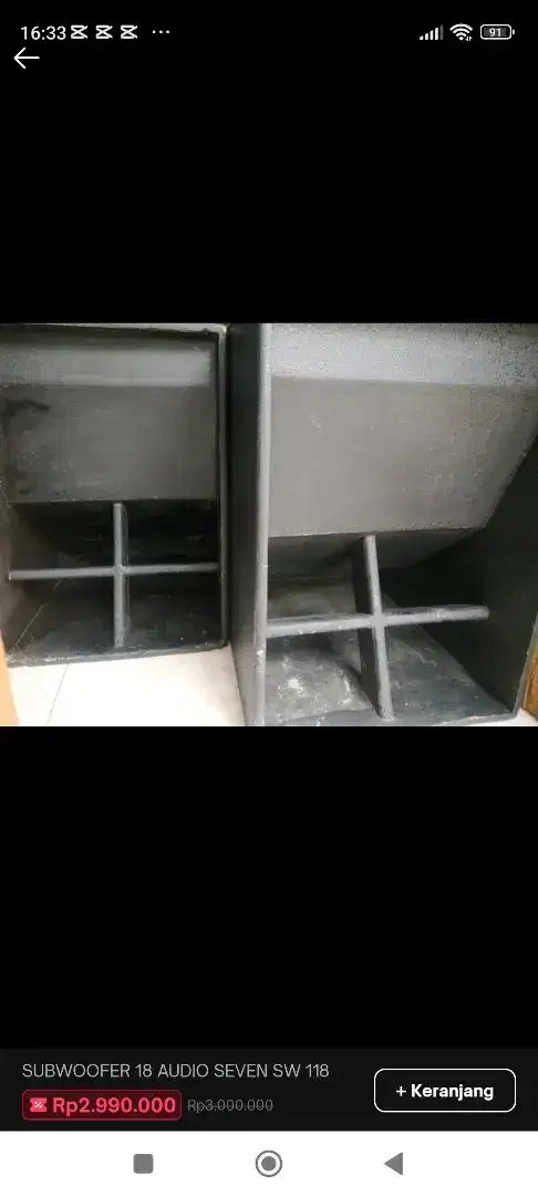 SUBWOOFER 18 AUDIO SEVEN