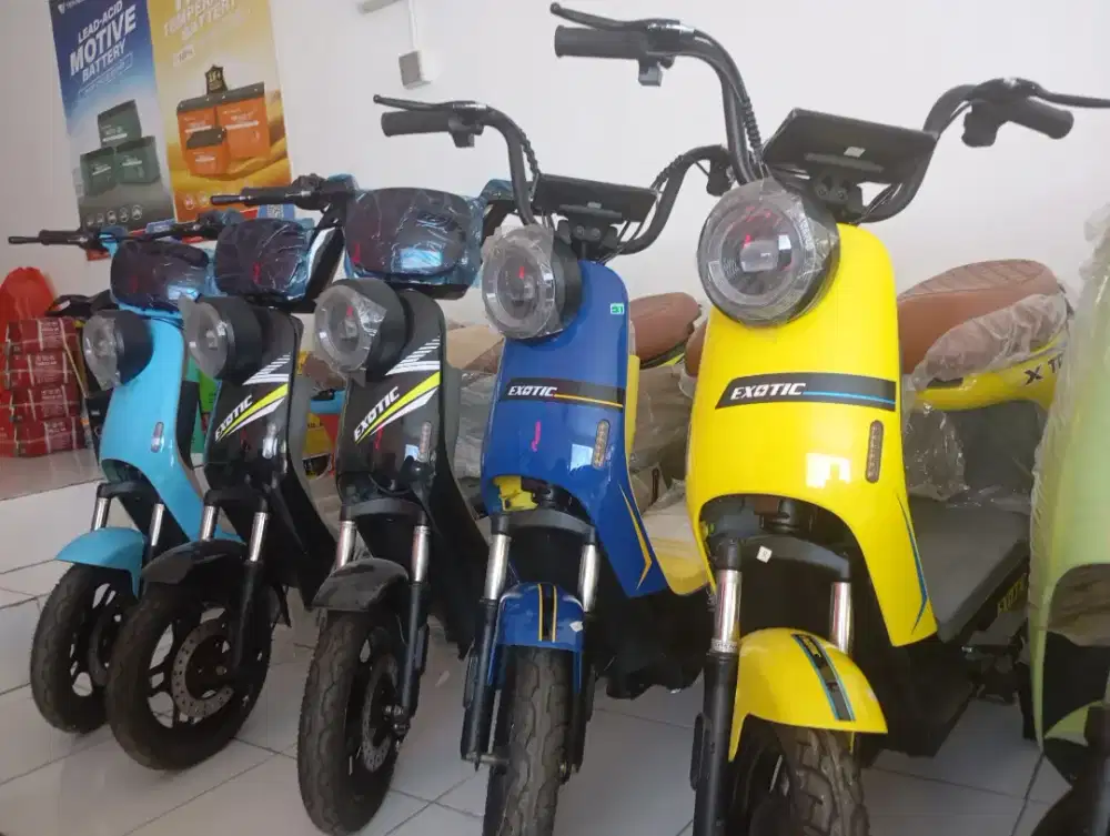 Sepeda listrik lithium aki bisa 75km