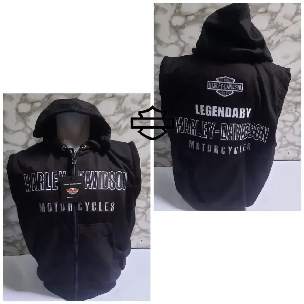 Rompi harley davidson original full bordir legendary