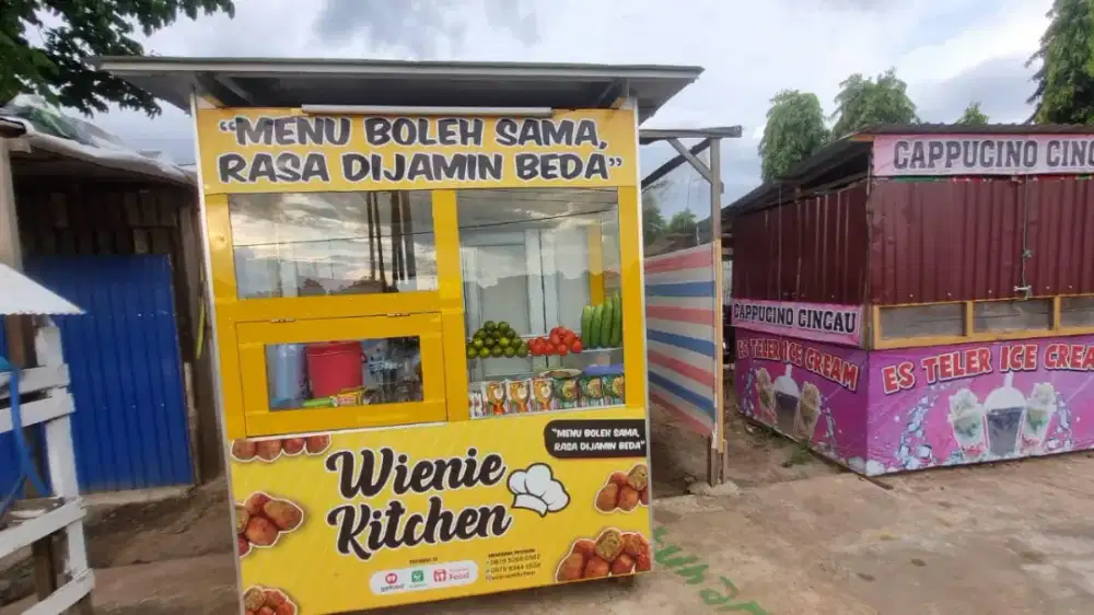 rombong jualan makanan