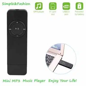 MP3 Player Portable Mini USB 2.0 TF Card 80 mA