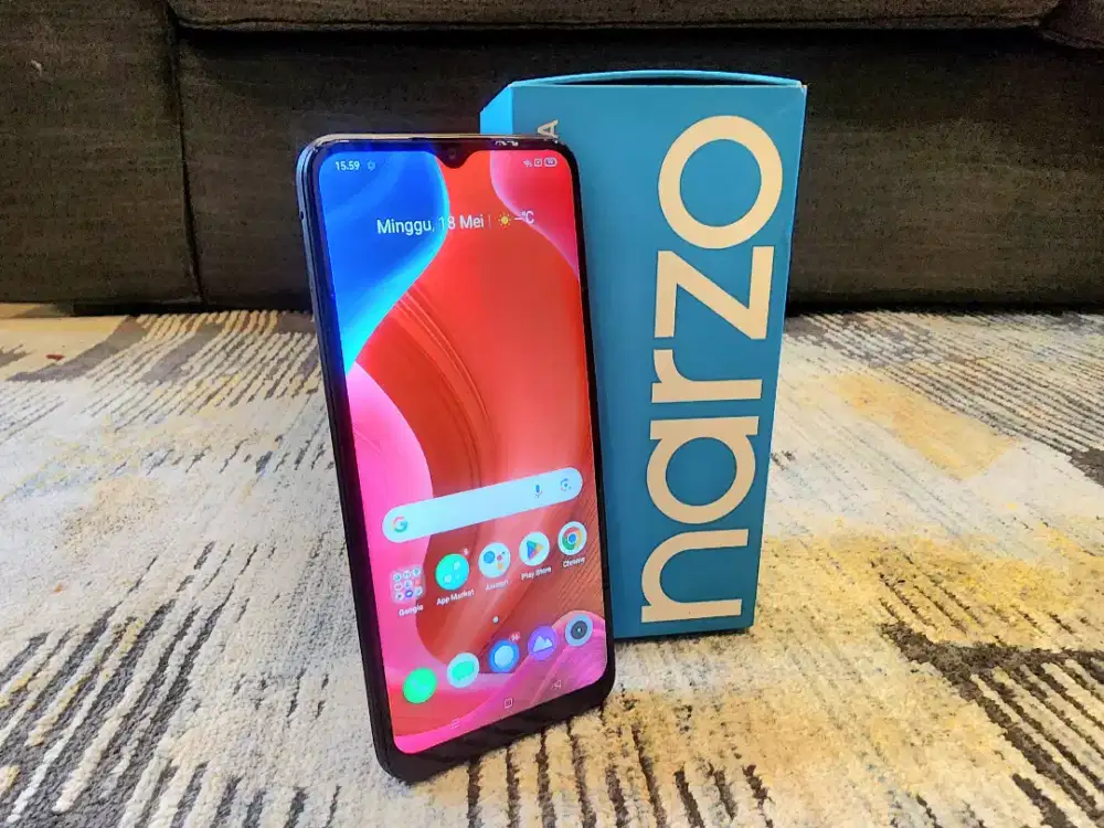 HP Realme Narzo 30A 4G 4/64GB Full Set