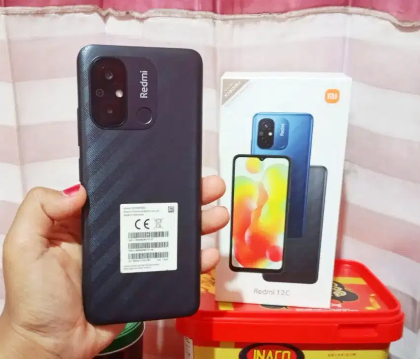 Redmi 12c ram 3+2/32 Fullset Ori Nomines