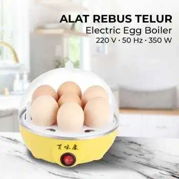 Electric Egg Cooker Boiler Alat Rebus Telur 350W