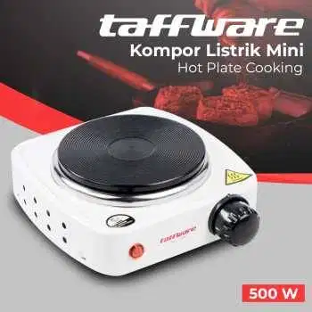 Kompor Listrik 1 Tungku Mini Portable Hot Plate 500W