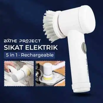 Magic Brush 5in1 Electric Cleaning Sikat Rechargeable