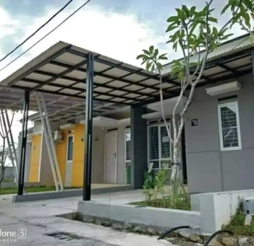 Kanopi rangka baja ringan