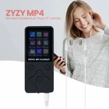 MP4 Player Mini Mp3 Portable Music Player TF Card Slot