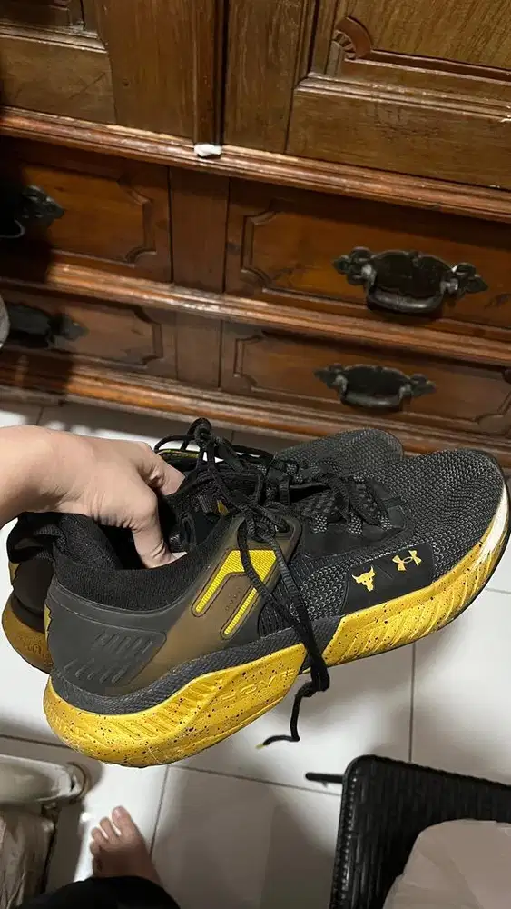 Under Armour Project Rock 5 Black Adam - Size 45,5