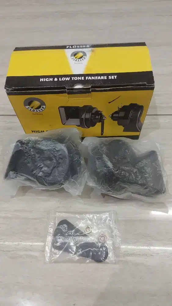 Klakson keong FLOSSER JERMAN super kencang tinggal tancap