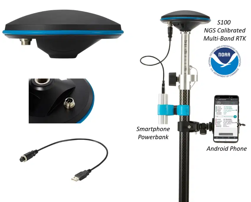 GPS Polaris S100 RTK Receiver Paket Rover