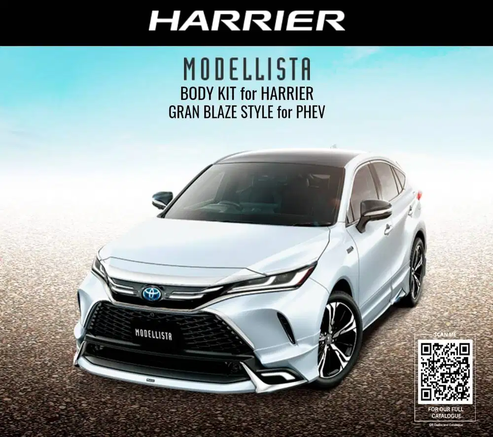 Bodykit Toyota Harrier Facelift ZSu60 Modellista
