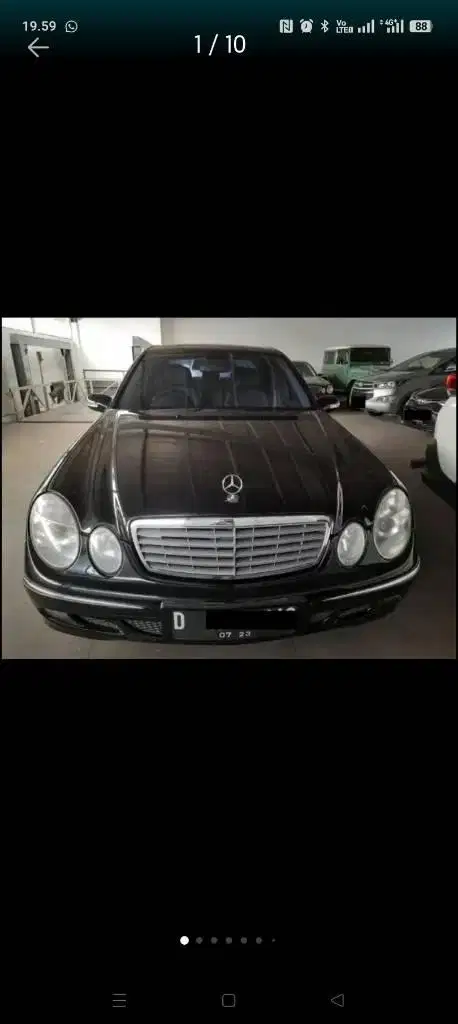 MERCEDES BENZ E 260 ELEGANCE A/T 2006