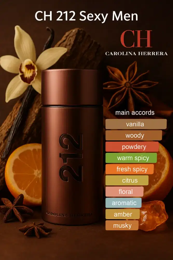 212 sexy men carolina herrera for men 100ml