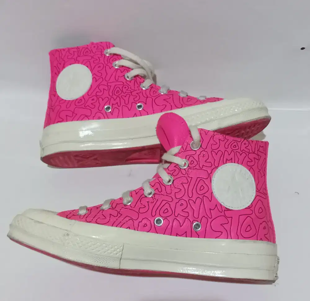 Converse Pink Pusia high Leather 38