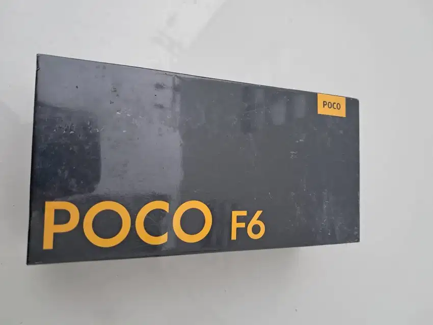 Poco F6 baru segel warna hitam