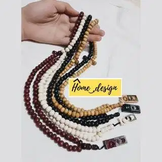 TASBIH KAYU 99 BUTIR UKURAN 8MM SOUVENIR HAJI UMROH HAJATAN IBADAH