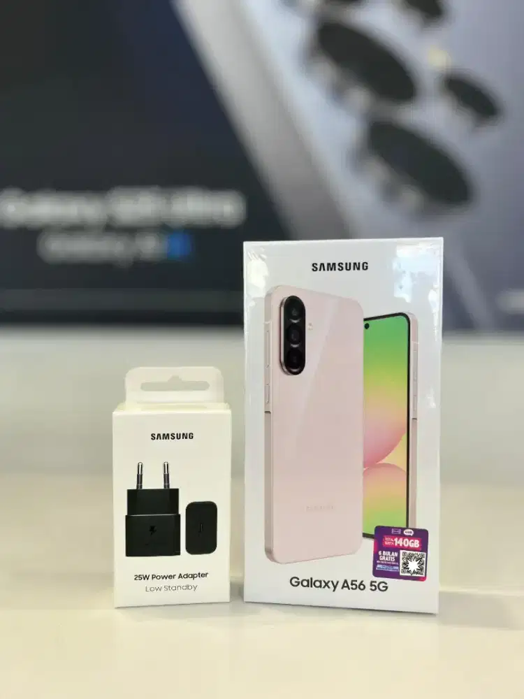 Samsung A56 5G FREE ADAPTOR TEBUS MURAH TWS 250RB GARANSI RESMI