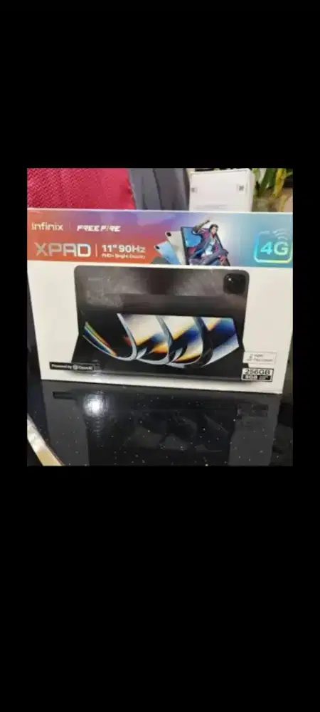 Tablet infinix XPAD 256gb  LTE sinyal 4G SIM card bonus flipcase