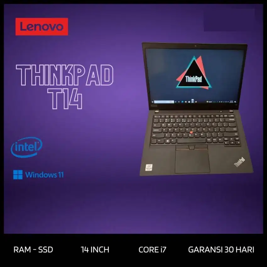 Laptop Lenovo Thinkpad T14 Core i7 GEN 10 RAM 16/256GB M-RC