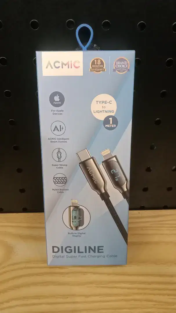 ACMIC DIGILINE
USB C to Lightning Cable PD Fast Charging LED DISPLAY