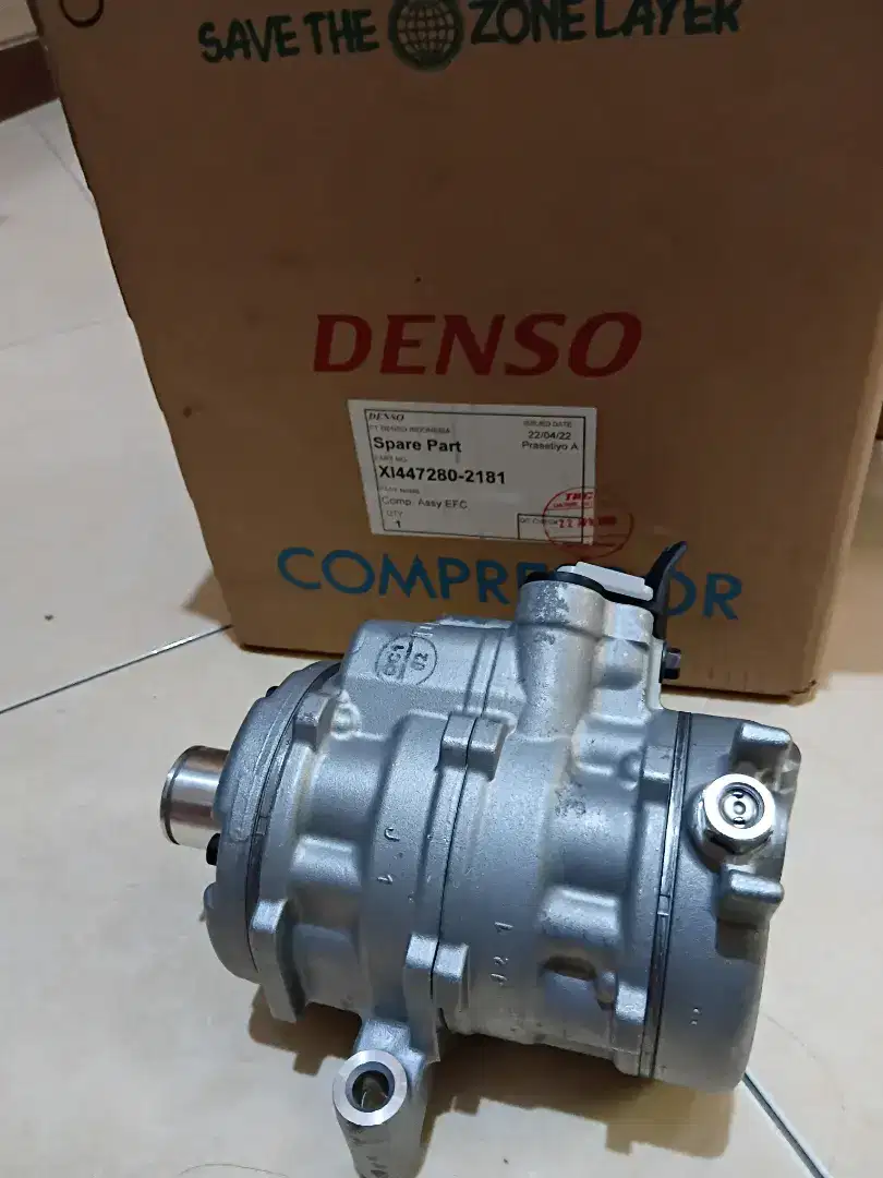 Ac Compresor Denso Ori - yaris lele 2014-2016