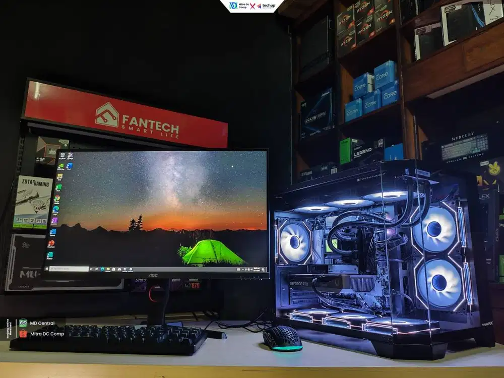 PC Rakitan Gaming Intel Core i5 14400F RAM 32GB + VGA RTX 5060Ti Zotac
