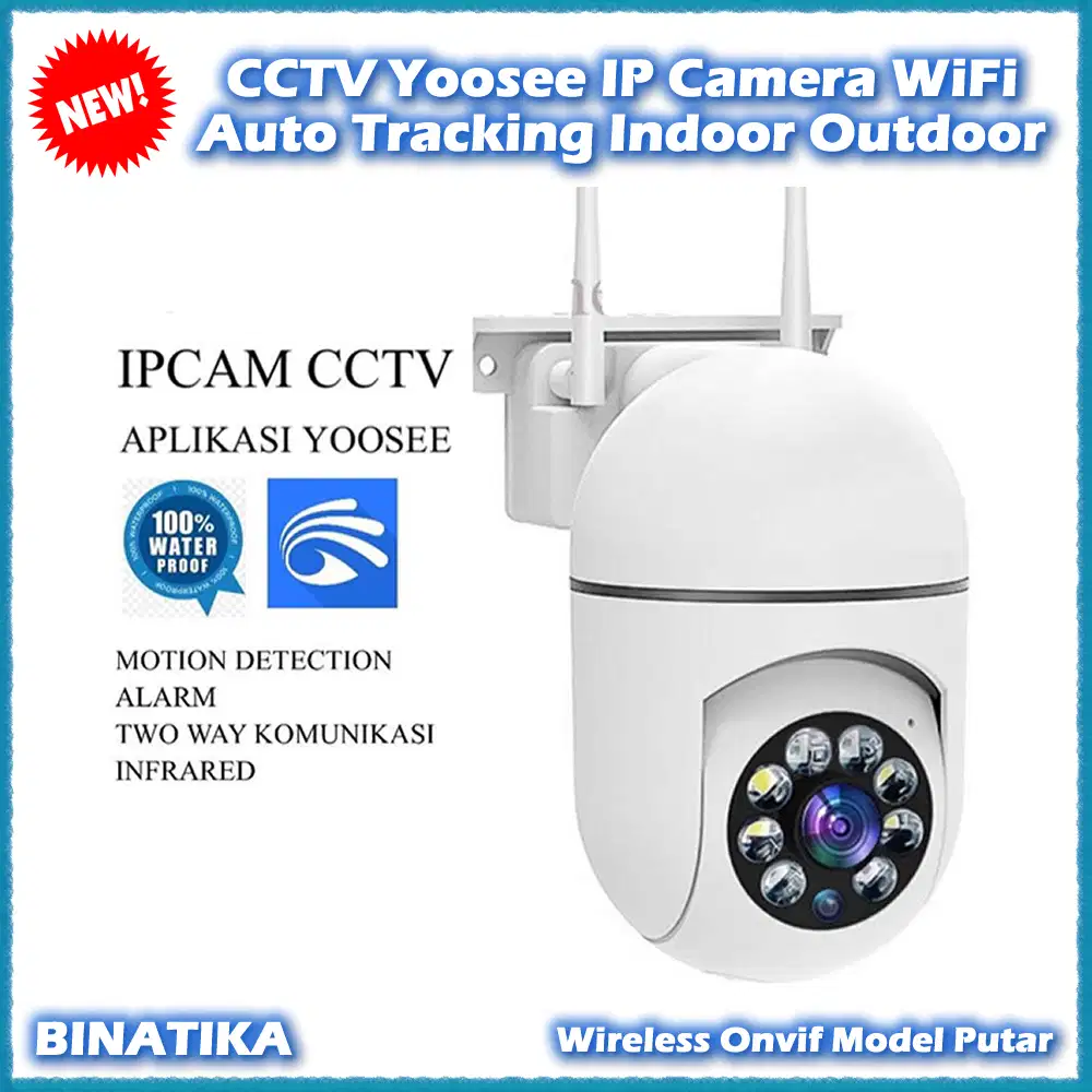 Kamera CCTV Yoosee IP Camera Auto Tracking Indoor Outdoor Wireless