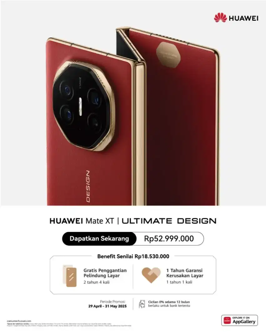 Huawei Mate XT Nebula Red
