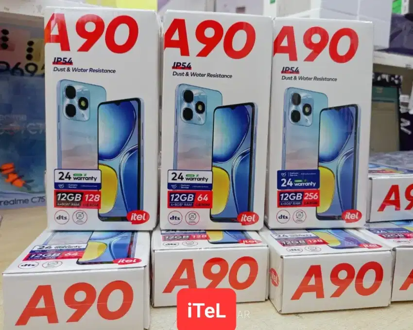 ITEL A90 4/64GB GARANSI RESMI