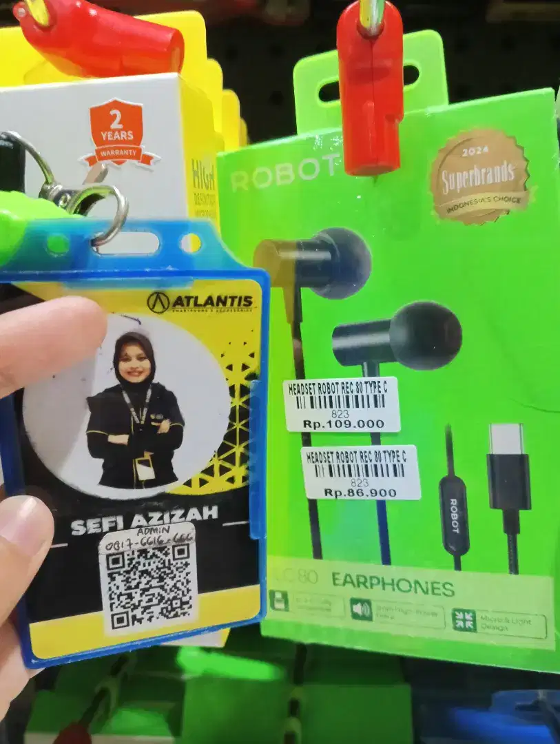 HEADSET ROBOT REC 80 TYPE C | ATLANTIS DAHSYAT