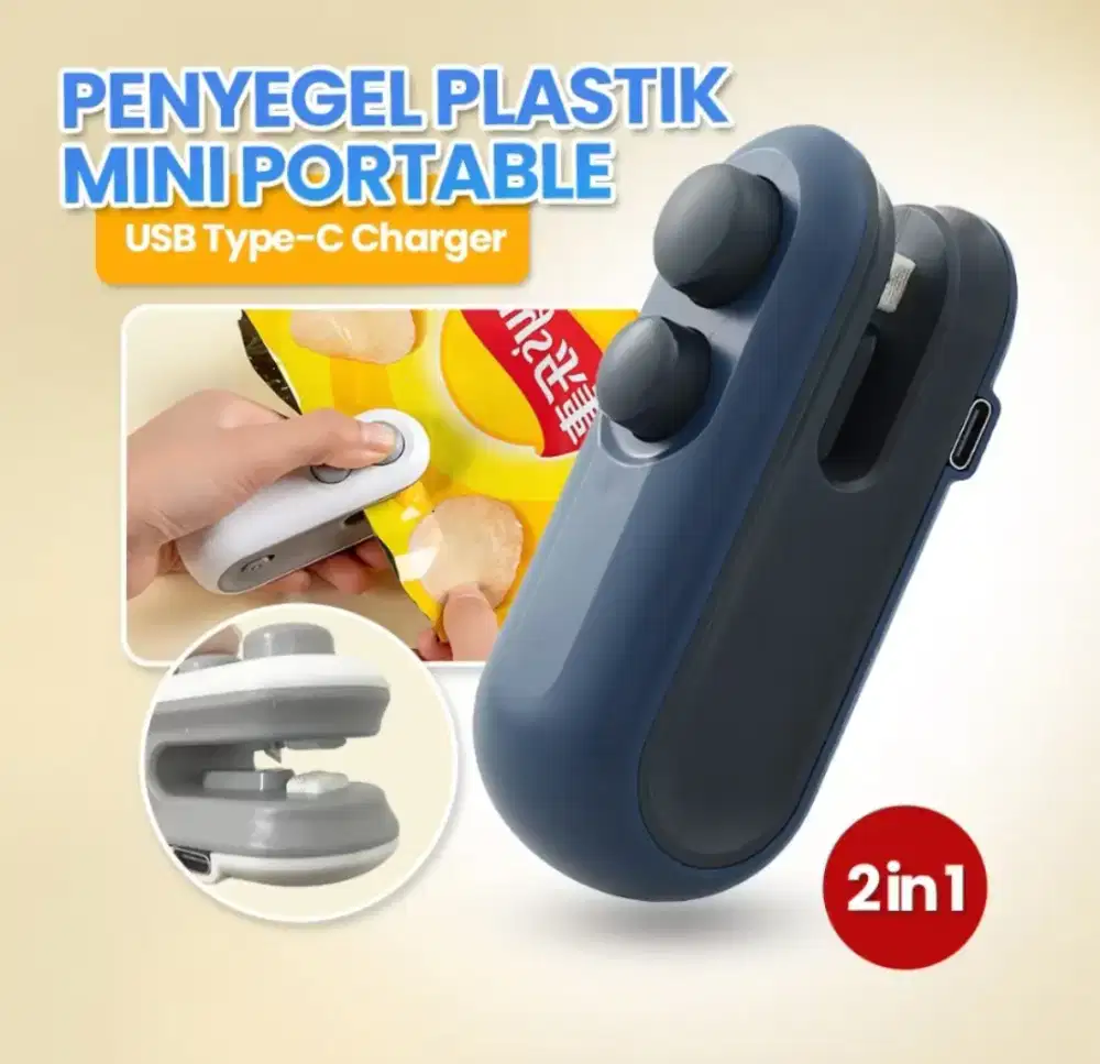 Snack Sealer Mini Portable
Penyegel Makanan Press