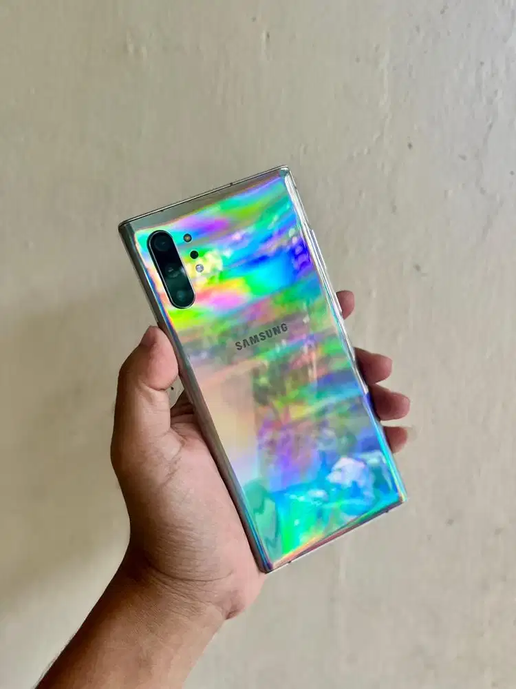 Samsung Note 10 Plus 12/512 Kondisi Super Tompel Kecil