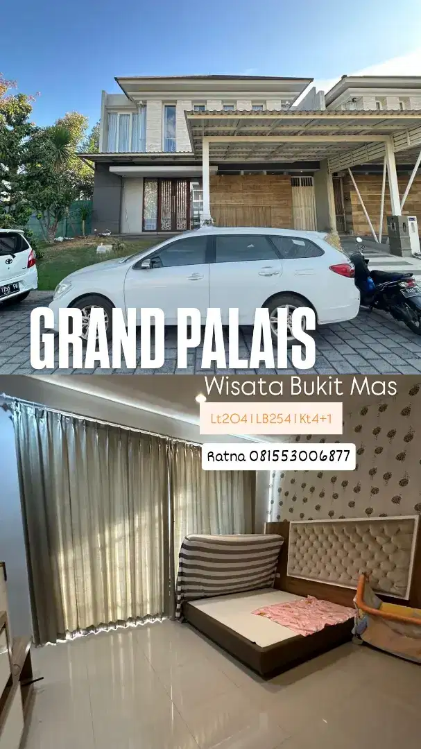 Dijual Rumah Minimalis Grand Palais Wisata Bukit Mas