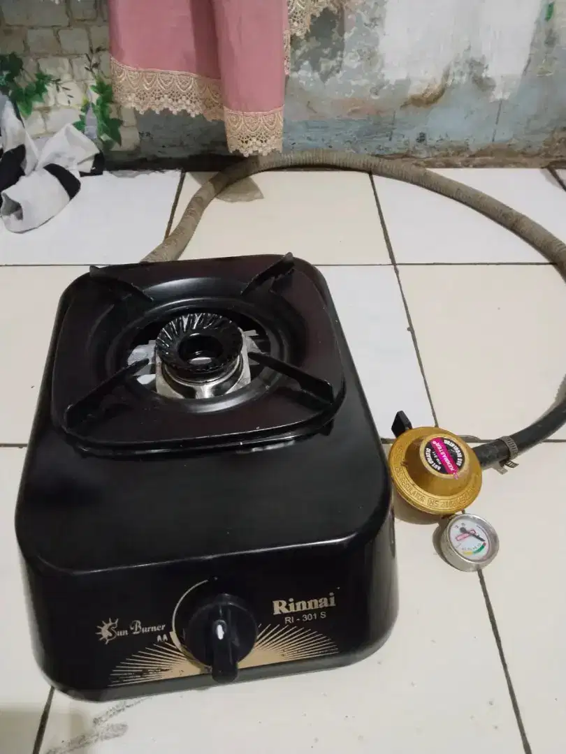 Kompor Gas rinnai + regulator & selang