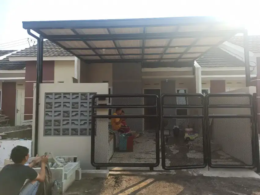 Kanopi rangkah tunggal atap alderon rs 94