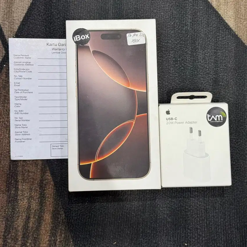 iphone 16 pro 256 resmi ibox new nol timer
