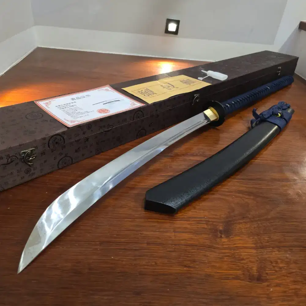 Japanese samurai Naginata Sword Benkei Tomoe unokubi zukuri Blade