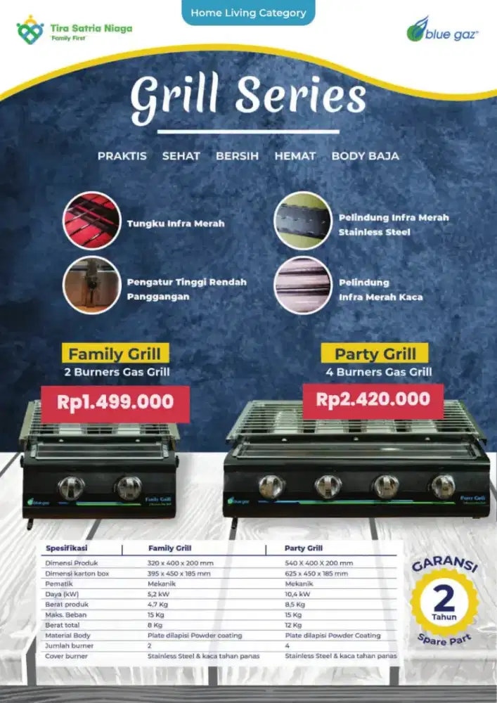 Kompor bakaran praktis