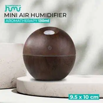 Humidifier Mini Ultrasonic Aroma Diffuser Wood 130ml