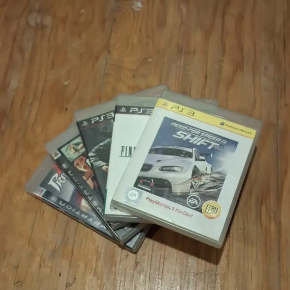 Paket 8 kaset bd ps3 final fantasy cod black ops dan gta 4.