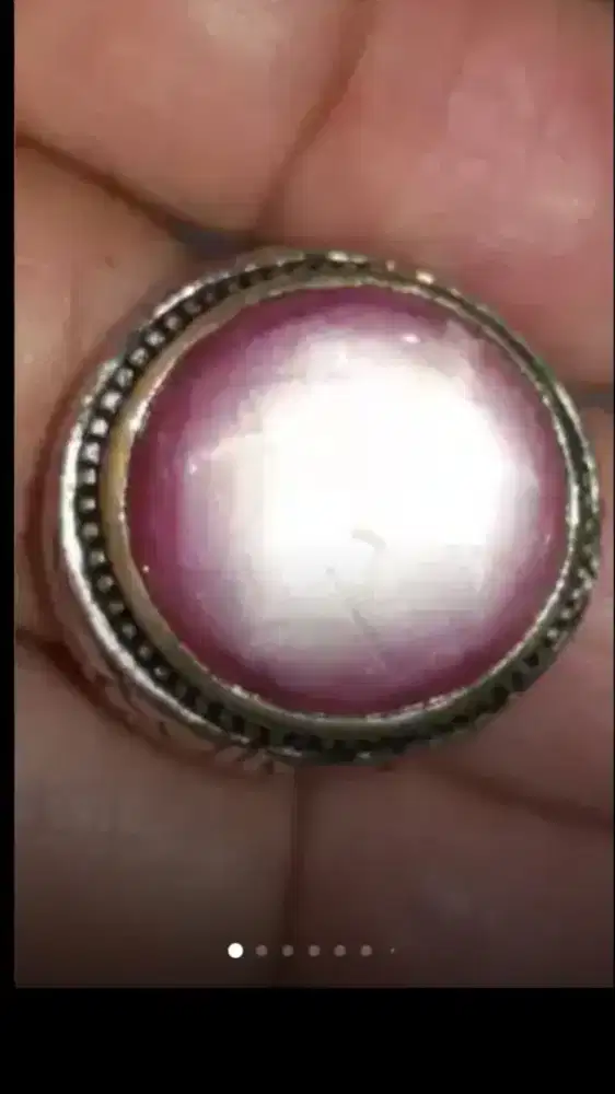 Jual Batu Cincin Pinkish-Red Ruby Star Istimewa Top