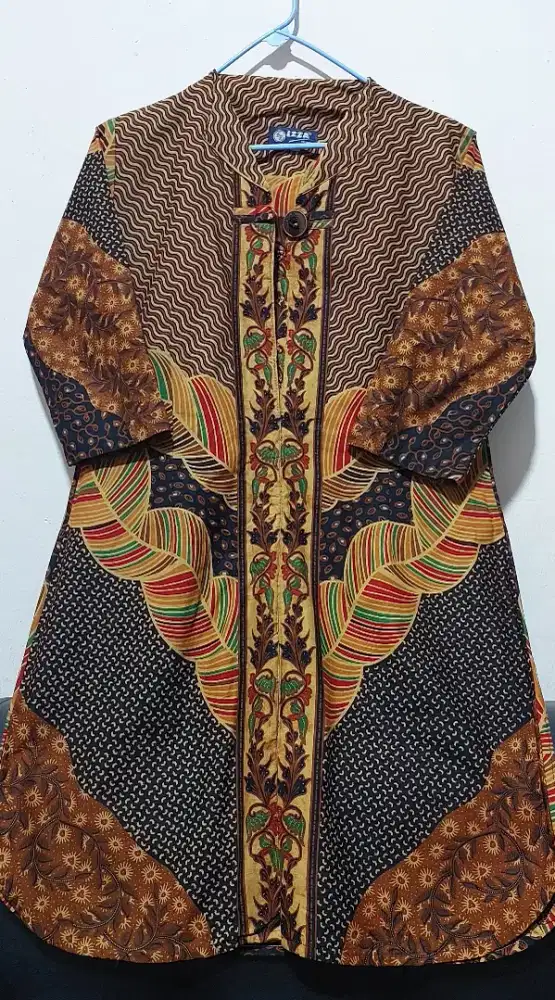 3 pcs Dress batik ukuran M fit L, LD 110 panjang 95