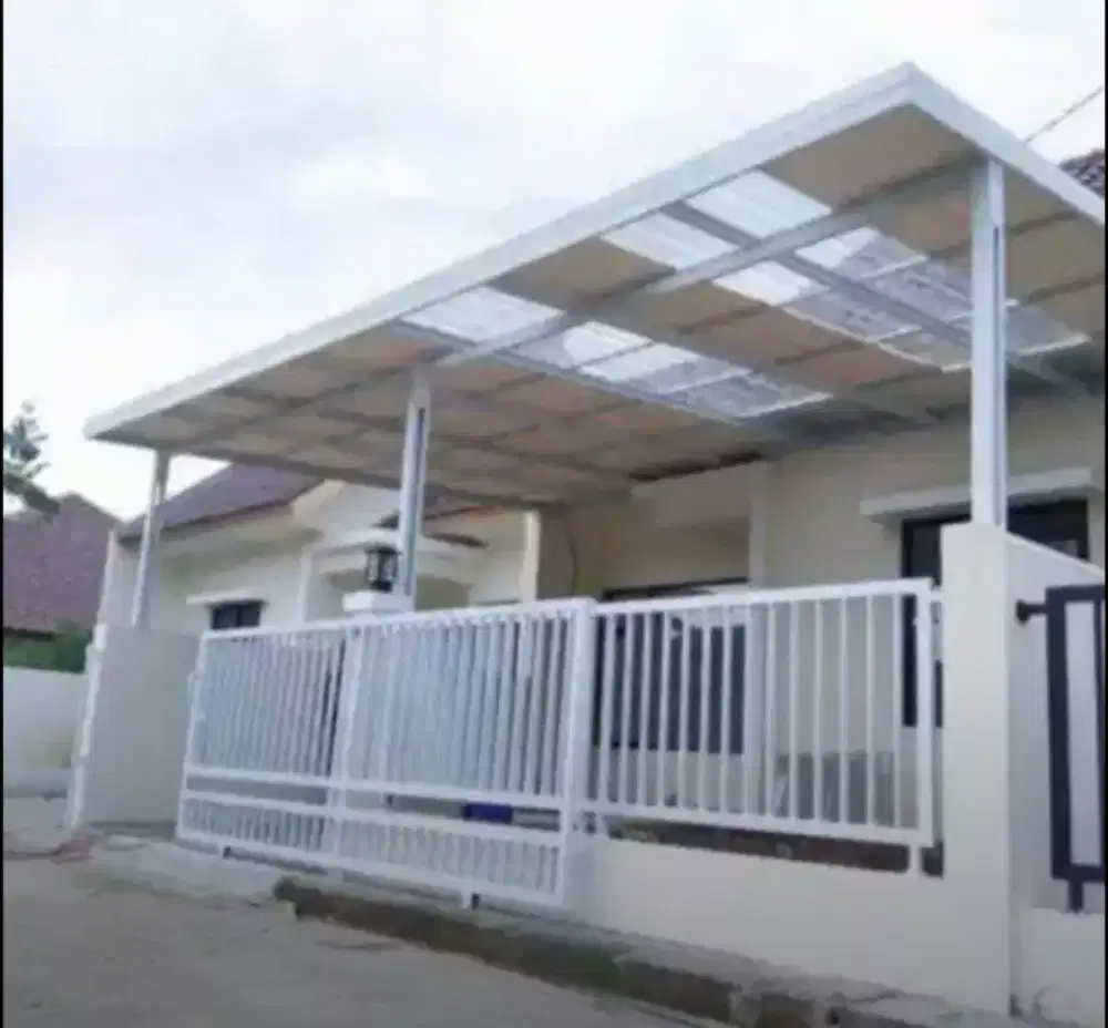 Kanopi baja ringan alderon kombinasi transparan