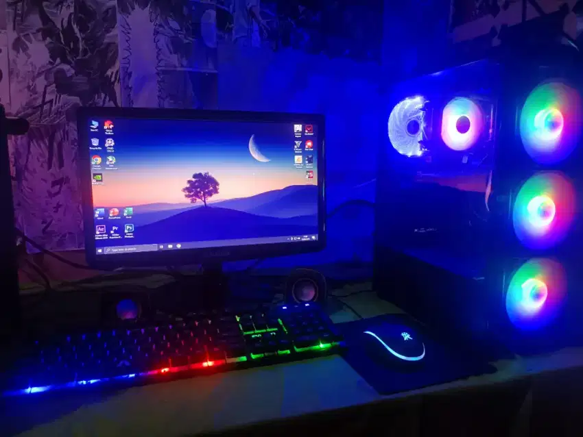PC Fullset I3 8100 Ram 16GB ddr4 Vga Gt 1030 2GB Gddr5