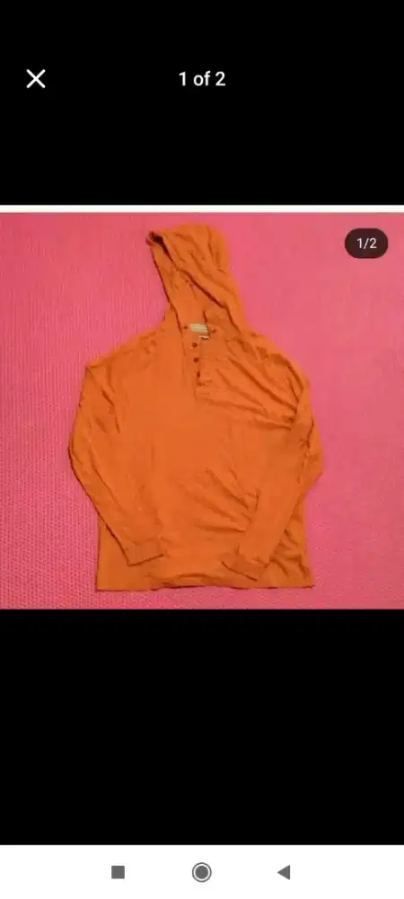 Switer orange unisex St jhonson bay size M