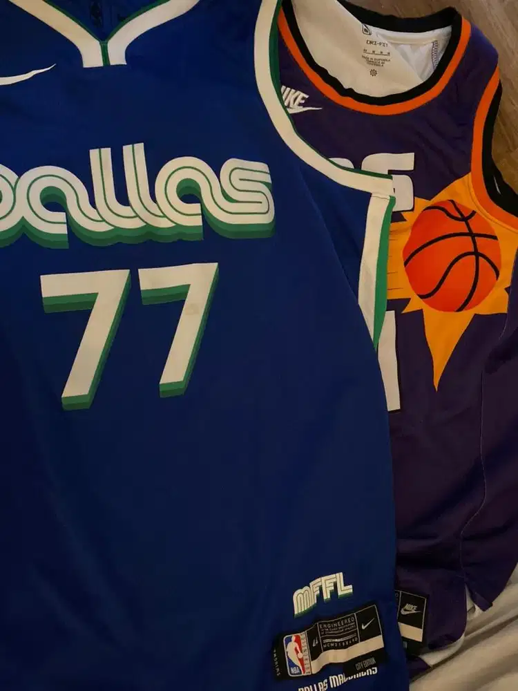 Baju Basket Original (Dallas Doncic & Suns Booker) NBA
