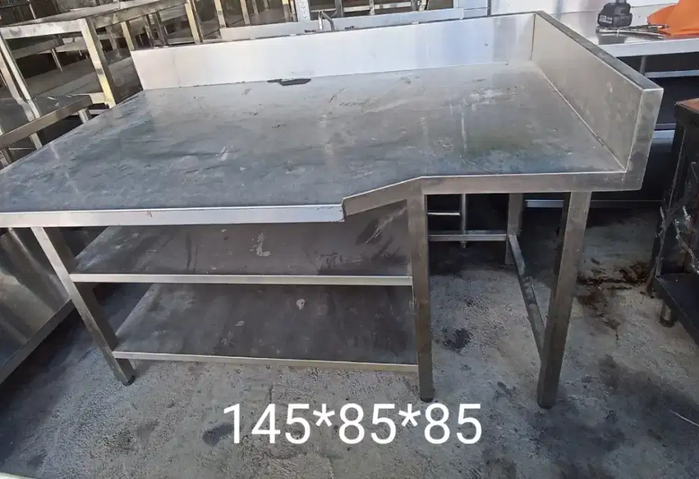 Meja kerja stainless