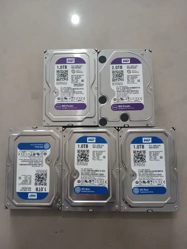 HDD 2TB  dan 1TB buat simpan data banyak